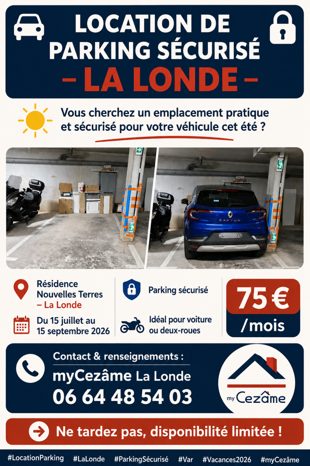 ANNONCE AGENCE été 2026
